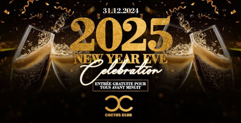 NYE 2025 – La soirée du réveillon – ENTREE GRATUITE AVANT MINUIT.