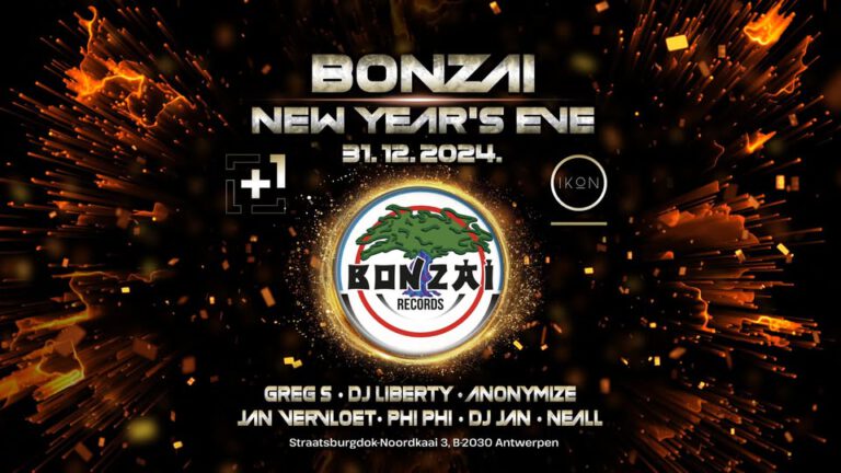 Bonzai’s New Years Eve at PlusOne (Ikon) – 31 December 2024