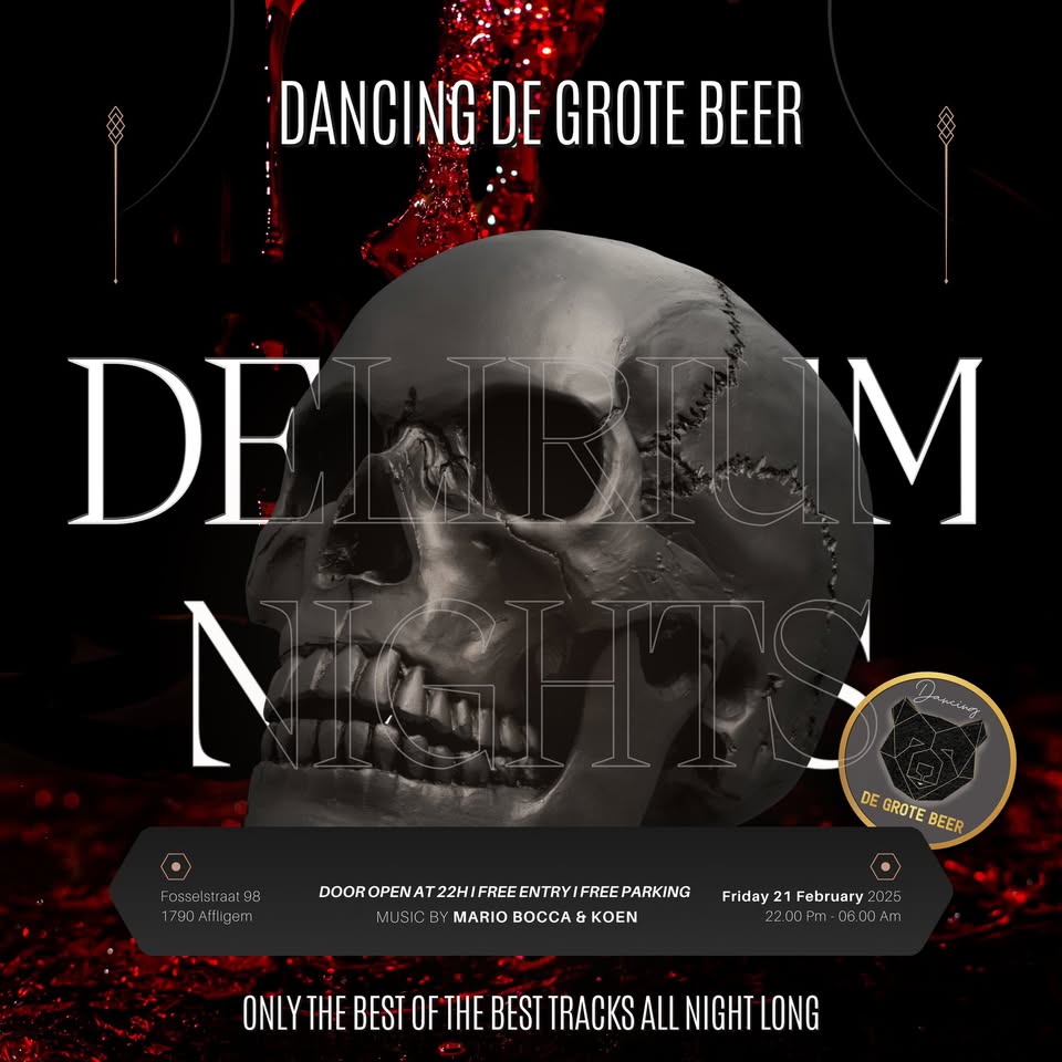 Event: DELIRIUM - Vrijdag 21 februari 2025 - Dancing De Grote Beer