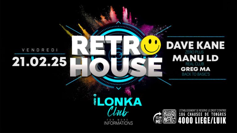 ⚡️RETRO HOUSE⚡️SAMEDI▪︎21▪︎FÉVRIER
