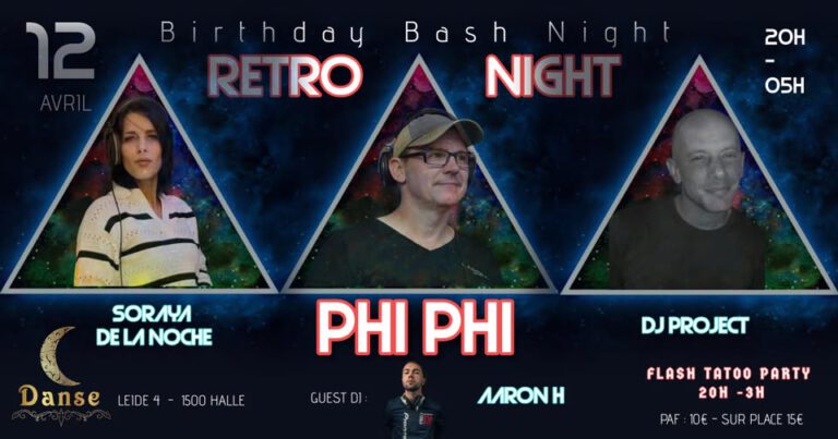 BIRTHDAY BASH RETRO PARTY